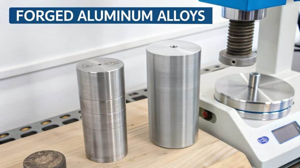 alt with keywords: micrograph showing refined grain structure of forged aluminum vs. cast aluminum
